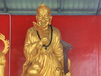 Statue af en buddhistisk munk.
