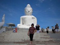 Fang ved den store Budha på Phuket