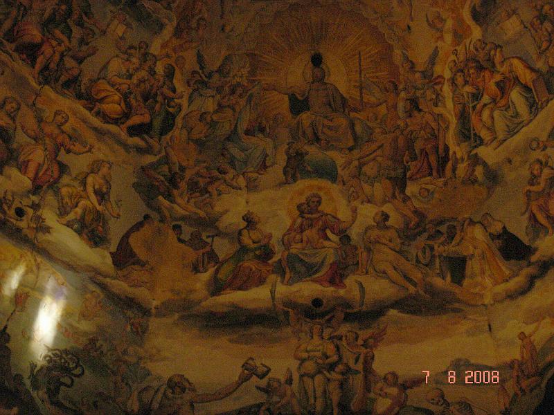 DSC02754.JPG - Den sidste dom malet af Giorgio Vasari  (domkirken Firenze)