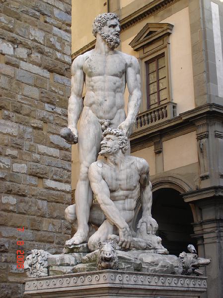 DSC02774.JPG - Hercules og Cacus på Piazza della Signoria