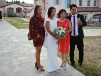 Bruden og hendes mor og søskende