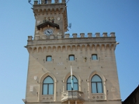 Palazzo Pubblico som hvor Consiglio Grande e Generale (parlamentet) holder til.