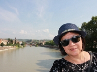Fang i Verona ved floden Adige