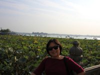 Fang med Kunming søen i baggrunden