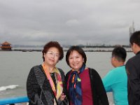 Yu xing og Fang på havnen i Qingdao