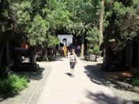 Fang i parken ved Wuhou templet