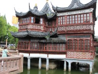 The Huxinting Teahouse at the Yu Garden pond