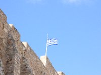 Det græske flag på Akropolis