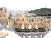 Herodes Atticus' Odeon som er et friluftsteater. Bygget af Lucius Vibullius Hipparchus Tiberius Claudius Atticus Herodes  i år 161 e.kr