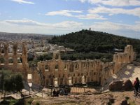 Herodes Atticus' Odeon og  Philopappu monumentet plus Athen
