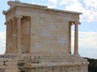 Nike-templet set fra Propylaea - indgangen til Akropolis