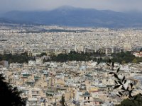 Athen set på vejen op på Lycabettus højen