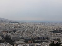 Athen set på vejen op på  Lycabettus højen