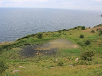 En lille sø ved foden af Hammershus
