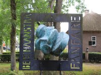 Skulptur til minde om Bert Haanstra's film Fanfare fra 1958 som blev optaget i Githoorn