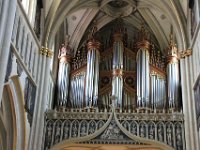 Orglet i katedralen i Fribourg.