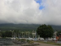 Bjergen omkring Port de St Blaise - Lac de Neuchâtel indhyllet i skyer