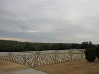 Kirkegården ved Ossuaire de Douaumon markerer slaget ved Verdun hvor næsten 1 million misteded livet i løbet af 10 måneder.