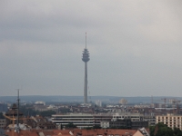 Fernmeldeturm Nürnberg er den højeste bygning i Bayern - 293 m.