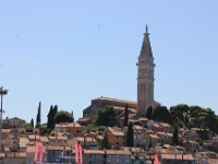 Kuperet område  med Crkva sv. Eufemija (St. Euphemia basilikaen) på toppen