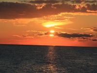 Solen går ned over Adriaterhavet