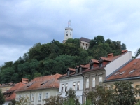Ljubljana slot på toppen af byen