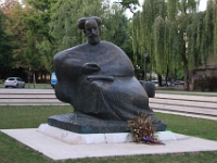 Monument for den berømte kroatisk forfatter Marko Marulic.