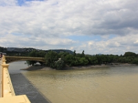 Margit øen som ligger midt i Donau mellem Buda og Pest. Kan nås via Margit broen.