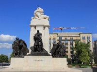 István Tisza monumentet. Stephen Tisza (1861–1918) var en ungarsk politiker som var premierminister i flere omgange før og under første verdenskrig.
