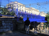 Blålys i Kraków - Fang og så en jernbanebro