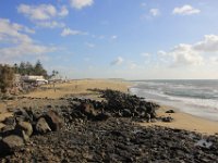 Starten af stranden Playa de Maspalomas når man kommer fra Meloneras