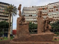 Skæg statue i Las Palmas