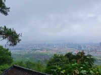 Nanning skyline set fra Qingxiu-bjerget
