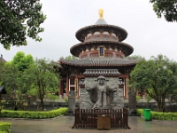 Guanyin templet tæt på toppen af Qingxiu-bjerget