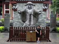 Fang  og den tykke dame - Guanyin templet - Qingxiu-bjerget