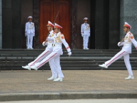 Vagtskifte ved Ho Chi Minh mausoleumet