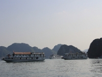 Båd  i Halong Bay