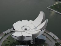 ArtScience Museum set fra  Marina Bay Sands Hotels Skypark observation deck